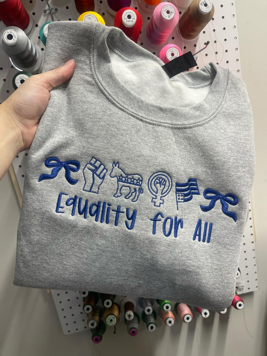 Equality For All Icons Preppy Embroidered Shirt | QUICK SHIP - Merch Girls