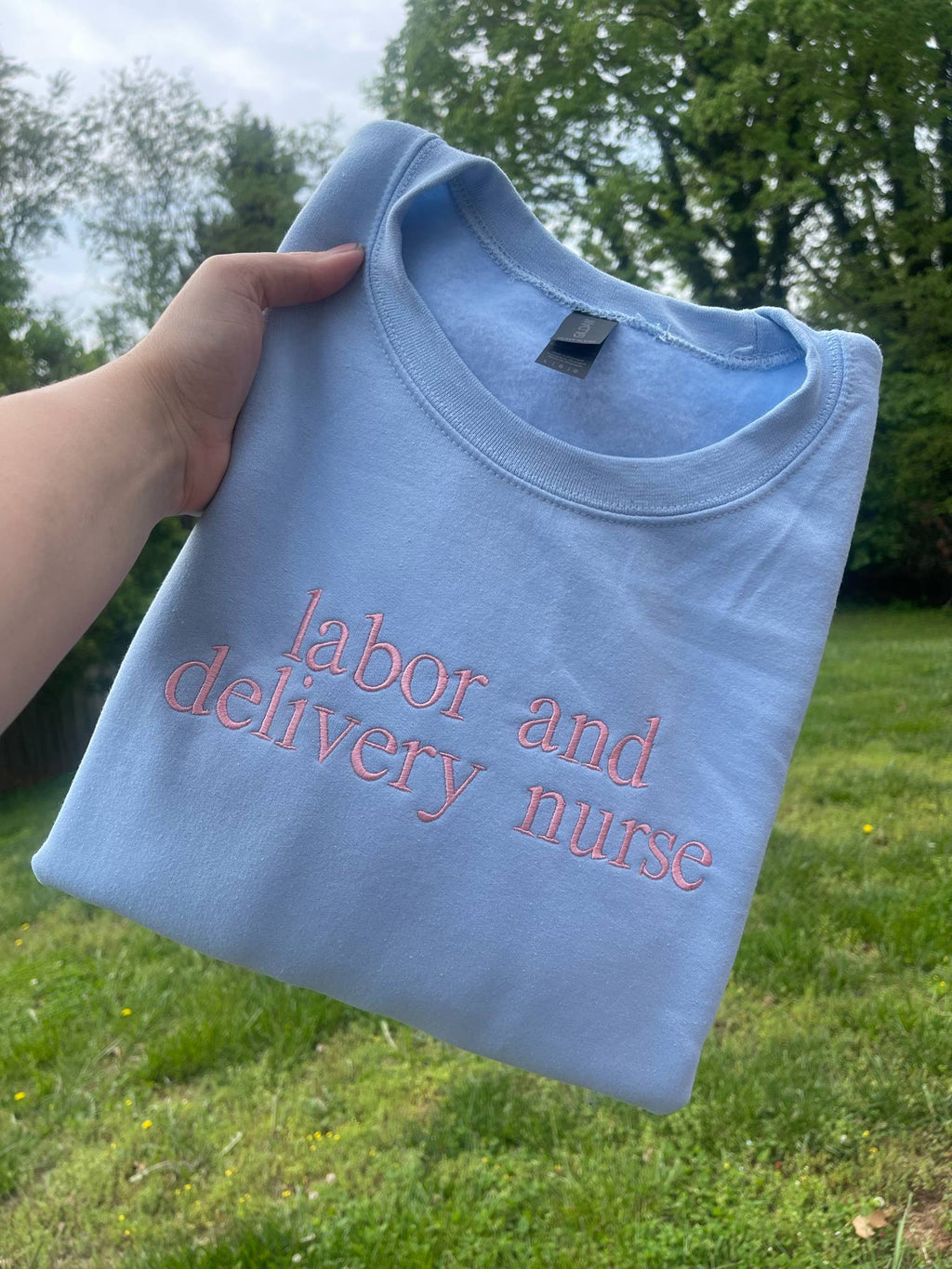 Custom Serif Embroidered Shirt | Your Words, Your Style | Quick Ship