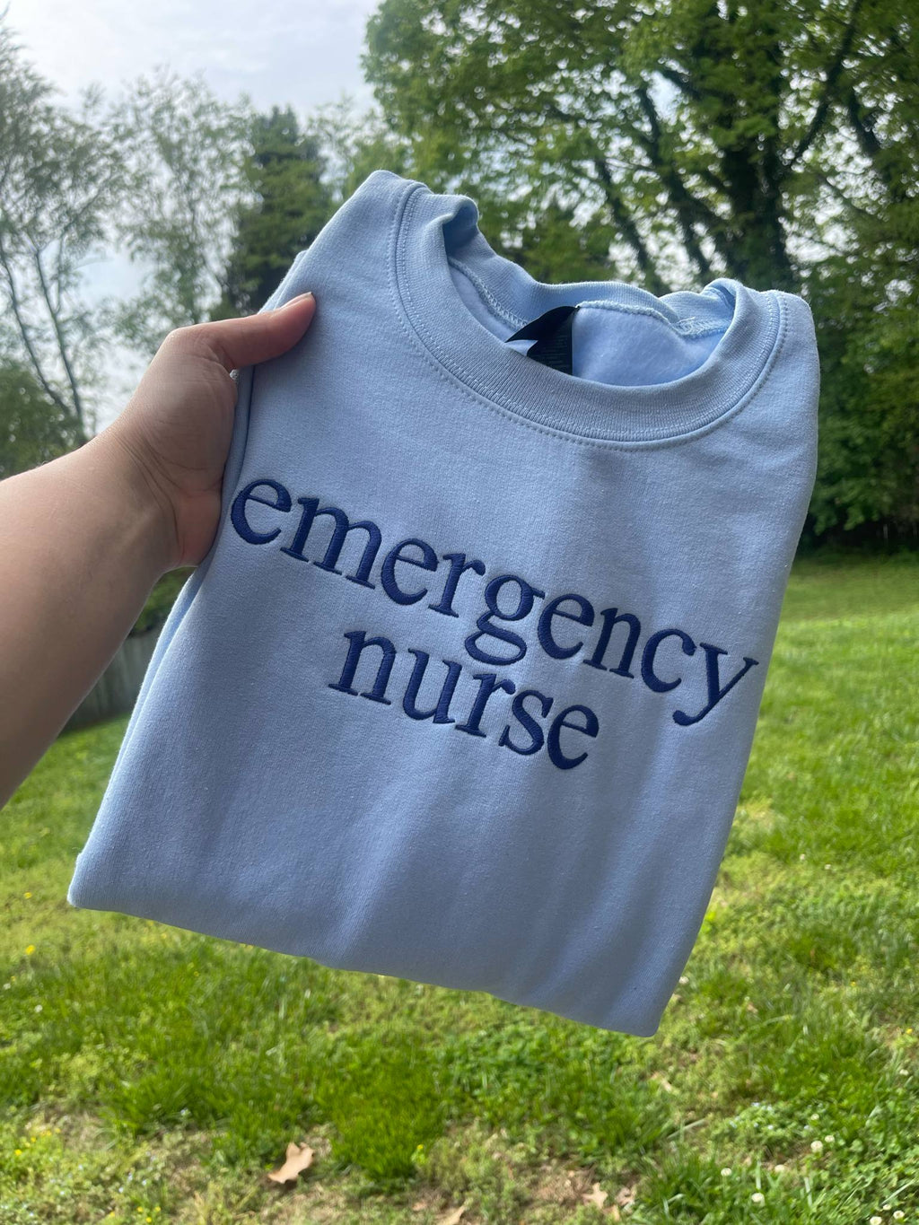 Custom Serif Embroidered Shirt | Your Words, Your Style | Quick Ship