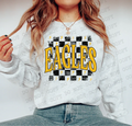 Eagles Yellow Gold DTF Transfer - Merch Girls