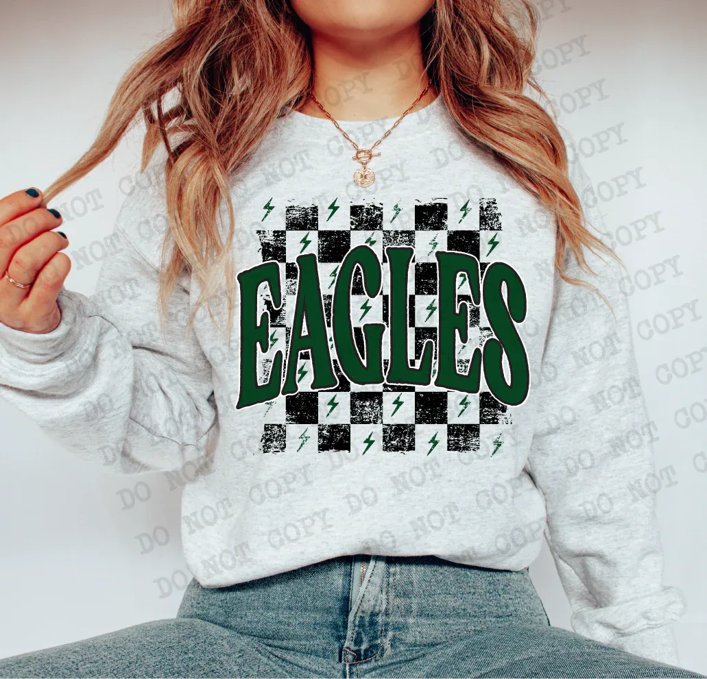 Eagles Dark Green DTF Transfer - Merch Girls