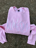 Wifey Embroidered Sweatshirt