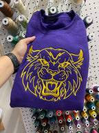 Oversized Mascot Outline Embroidered On Your Shirt Choice