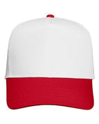 Custom Embroidered Mascot Hat | Adjustable 5-Panel Twill School Spirit Cap - Merch Girls