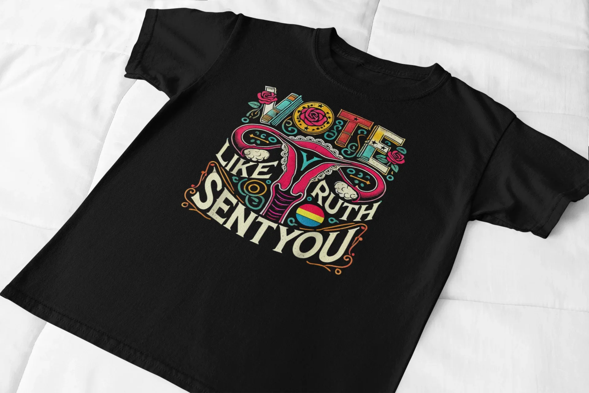 Vote Like Ruth Sent You Graphic Tee - Merch Girls