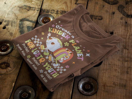 Create a Kinder Planet for LGBTQ Youth Graphic Tee