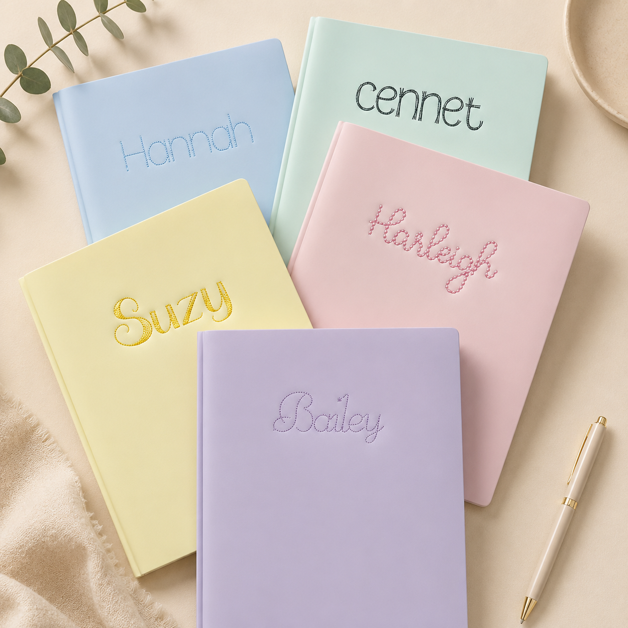 Personalized Embroidered Plastic School Folder | Custom Name Folder | Back to School Folder | Teacher Gift | Student Folder