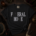 Booked for the Afterlife | Feral Hoe Embroidered Dark Bookish Shirt