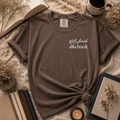 Just One More Chapter | Girl Finish the Book Embroidered Shirt