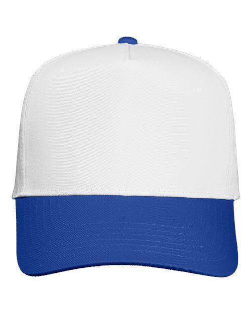 Custom Embroidered Mascot Hat | Adjustable 5-Panel Twill School Spirit Cap - Merch Girls