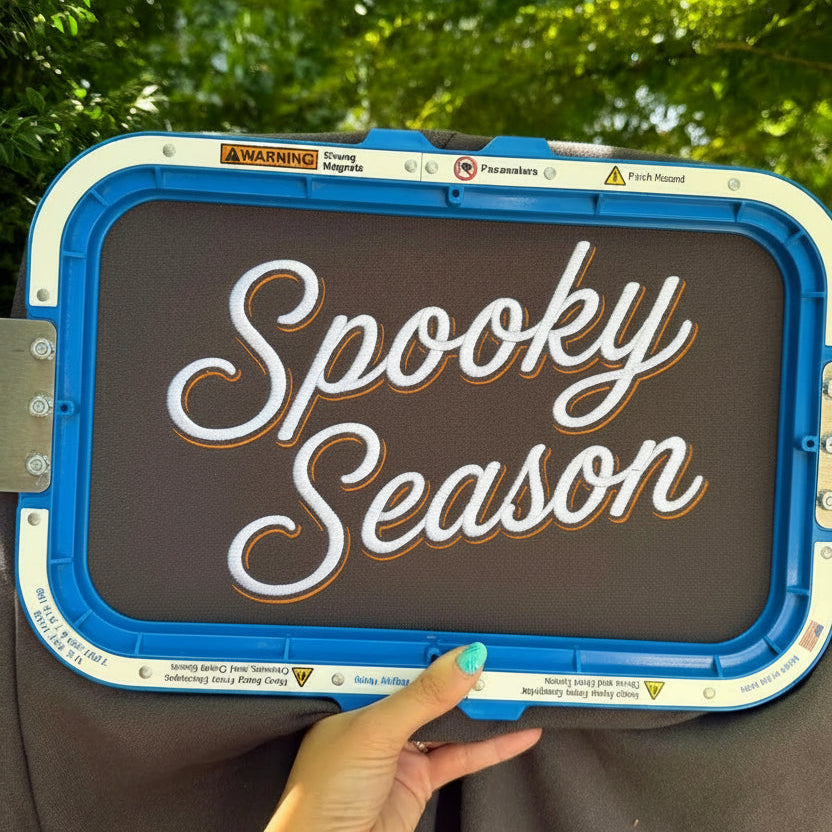 Spooky Season Embroidered Sweatshirt | Vintage Varsity Script