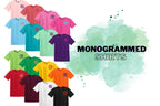 *MYSTERY* Embroidered Monogram Tee - QUICK SHIP - Merch Girls