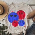 Red and Blue DTF Transfer - Merch Girls