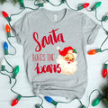 Santa Loves the Bears DTF Transfer - Merch Girls