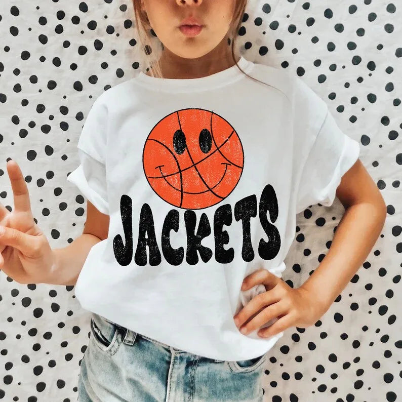 Jackets Smiley DTF Transfers - Merch Girls