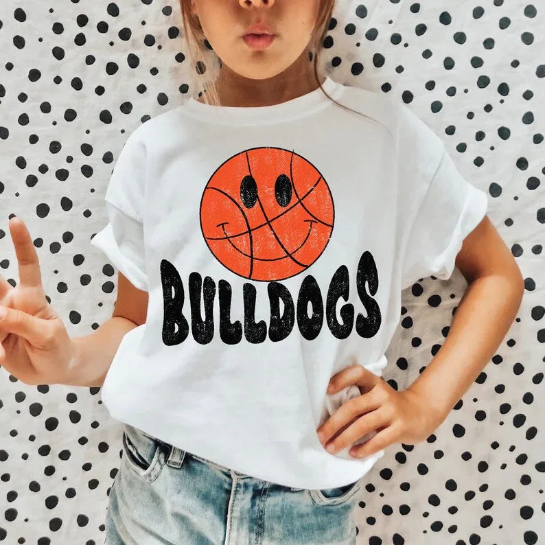 Bulldogs Smiley DTF Transfers - Merch Girls