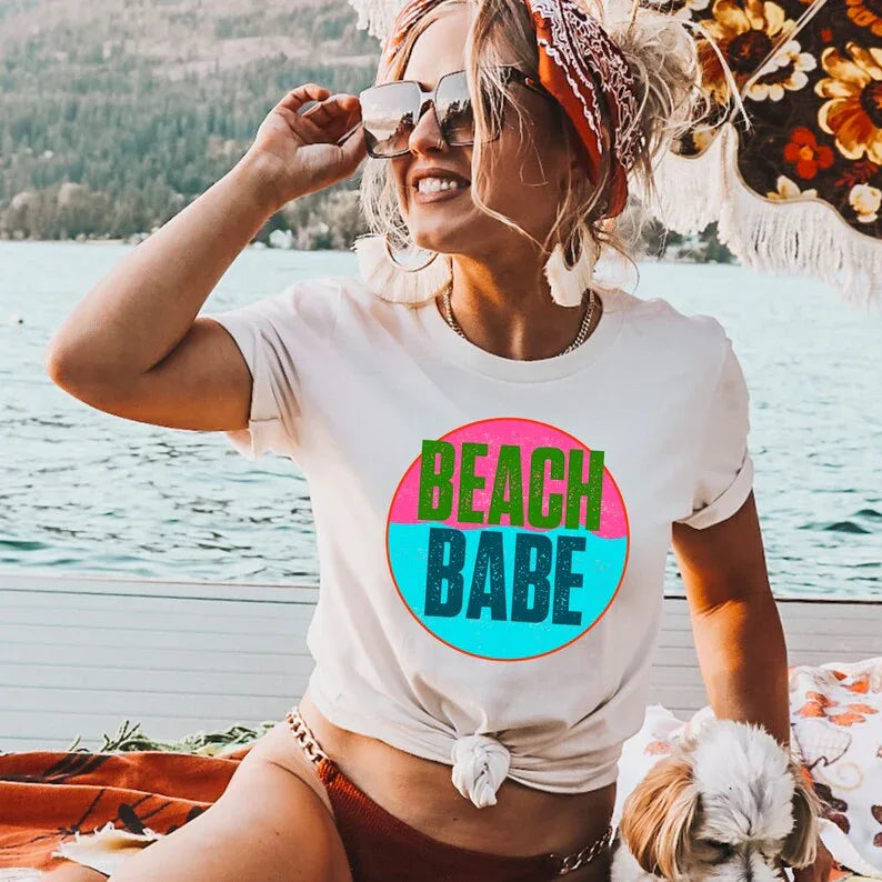 Beach Babe DTF Transfer - Merch Girls