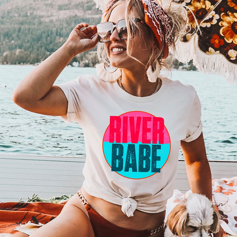 River Babe DTF Transfer
