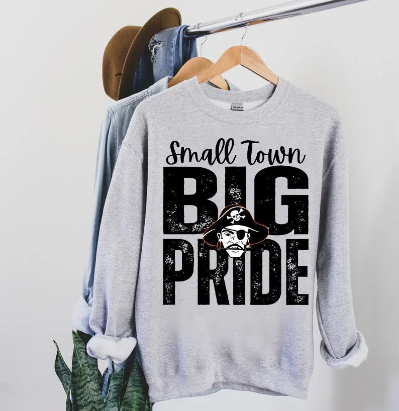 Small Town Pirate DTF Transfer - Merch Girls