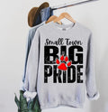 Small Town Paw Red DTF Transfer - Merch Girls