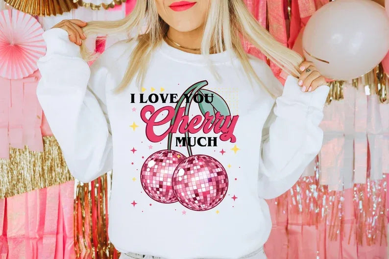 I Love You Cherry Much DTF Transfer - Merch Girls