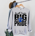 Small Town Blue Paw DTF Transfer - Merch Girls