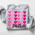 Stacked Hearts Mascot DTF Transfer - Merch Girls