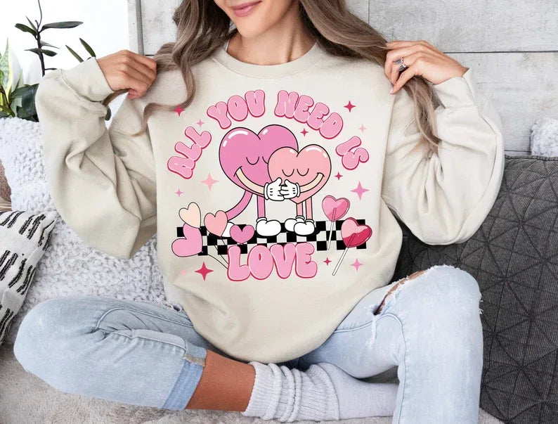 All You Need Is Love DTF Transfer - Merch Girls