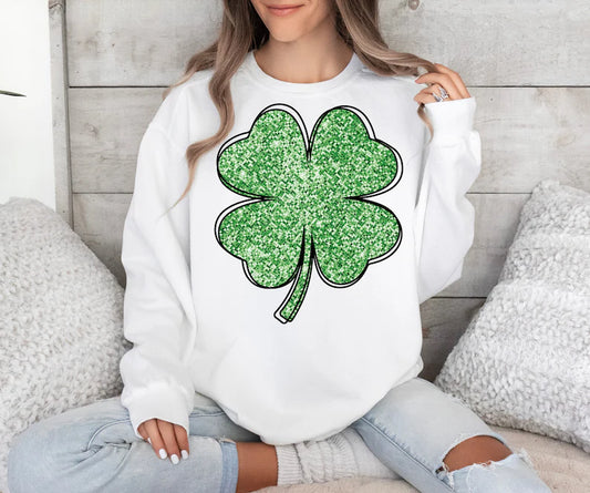 Glitter Shamrock DTF Transfer