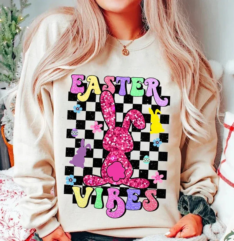 Easter Vibes DTF Transfer - Merch Girls