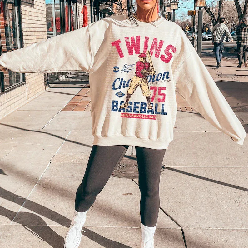 Twins Baseball DTF Transfer - Merch Girls