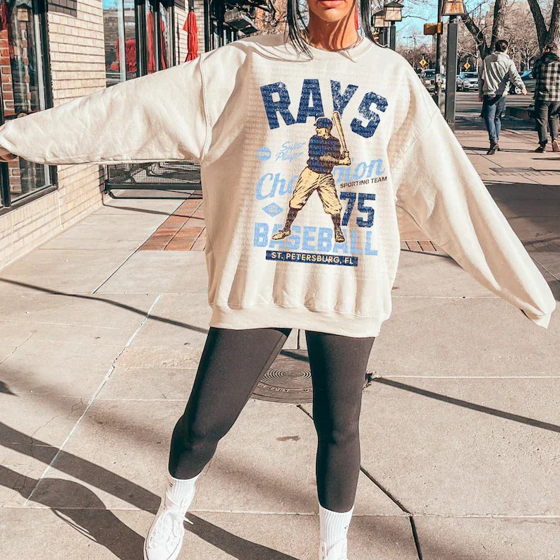Rays Baseball DTF Transfer - Merch Girls