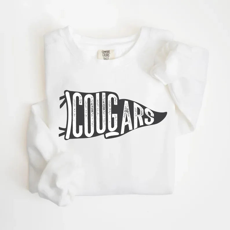 Cougars Pennant DTF Transfer - Merch Girls