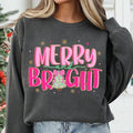 Merry and Bright DTF Transfers - Merch Girls