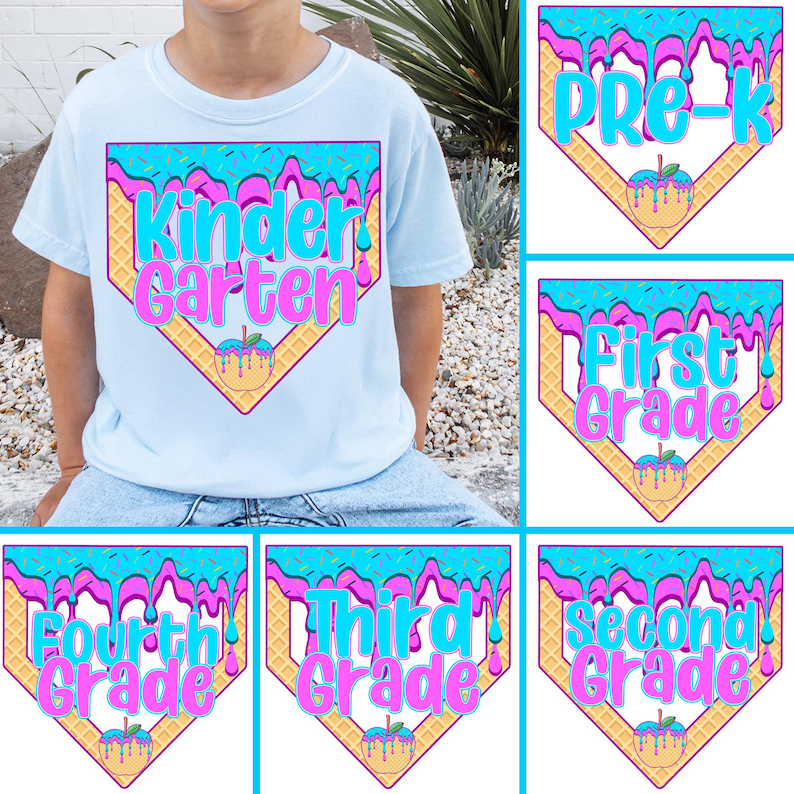 Drippy Baseball Grade Level DTF Transfer