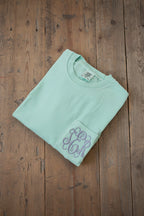 Monogram Embroidered Pocket Tee