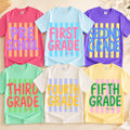 Pastel Stripe Grade DTF Transfer