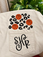 Game Day Wildcard | Embroidered Sports Monogram Pocket Tee