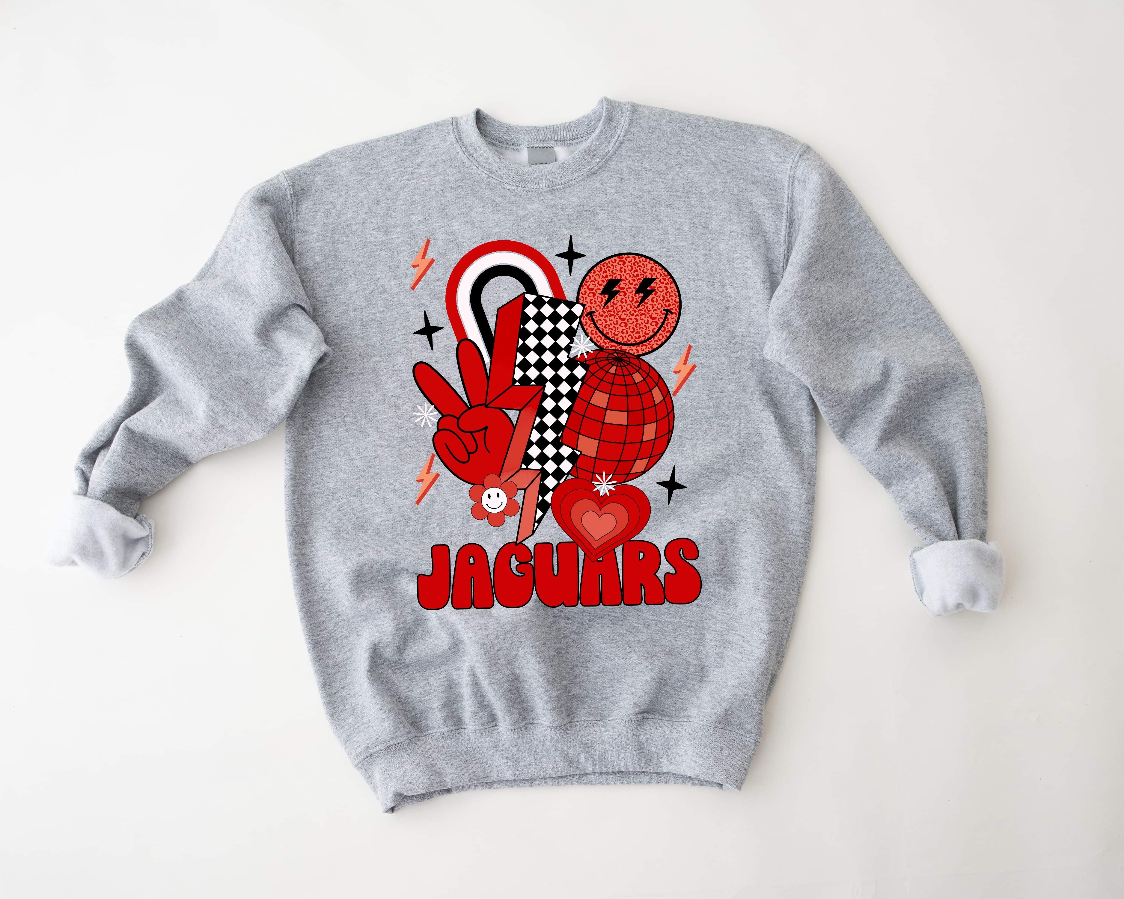 Jaguars Groovy DTF Transfer - Merch Girls