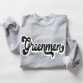 Greenmen Vintage Black & White Retro Shadow Distressed DTF Transfer - Merch Girls