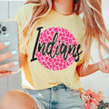 Indians Pink Leopard DTF Transfer - Merch Girls