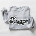 Texans Vintage Retro Shadow Distressed DTF Transfer - Merch Girls