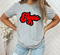 Flyers Vintage Retro Shadow Distressed DTF Transfer - Merch Girls