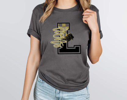 Lions Checkered Graphic Tee