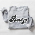 Bears Vintage Black & White Retro Shadow Distressed DTF Transfer - Merch Girls