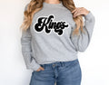 Kings Vintage Retro Shadow Distressed DTF Transfer - Merch Girls
