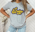 Bruins Vintage Retro Shadow Distressed DTF Transfer - Merch Girls