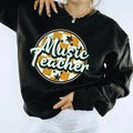 Music Teacher Circle with starts DTF Transfer - Merch Girls