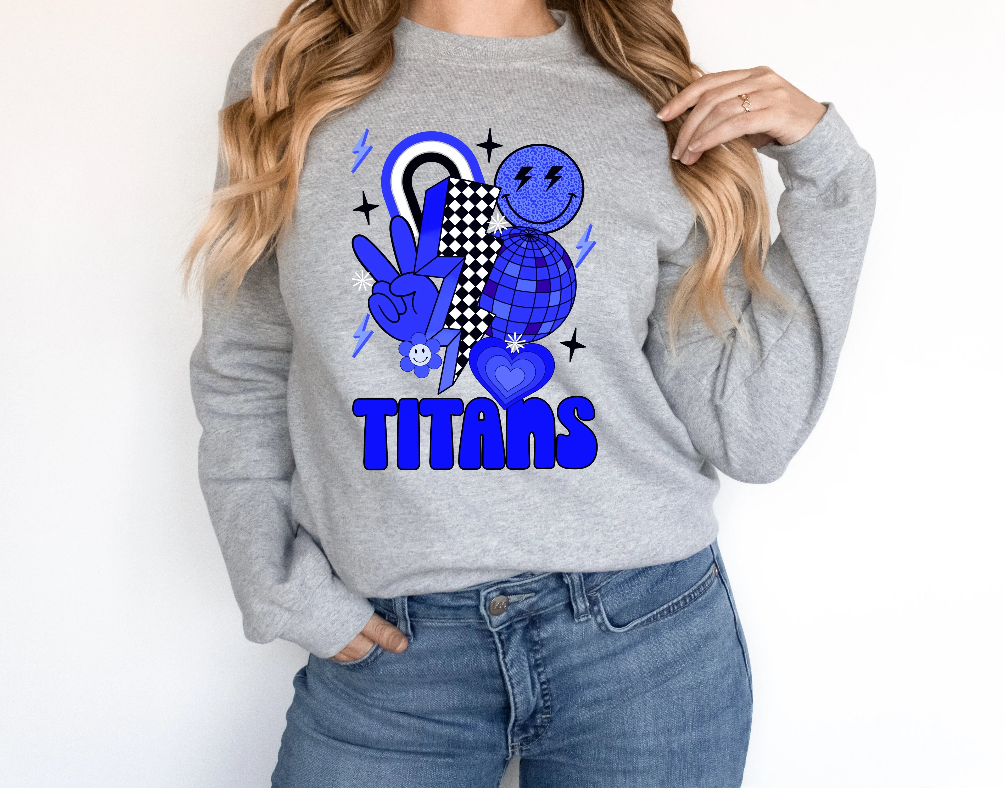 Titans Groovy DTF Transfer - Merch Girls