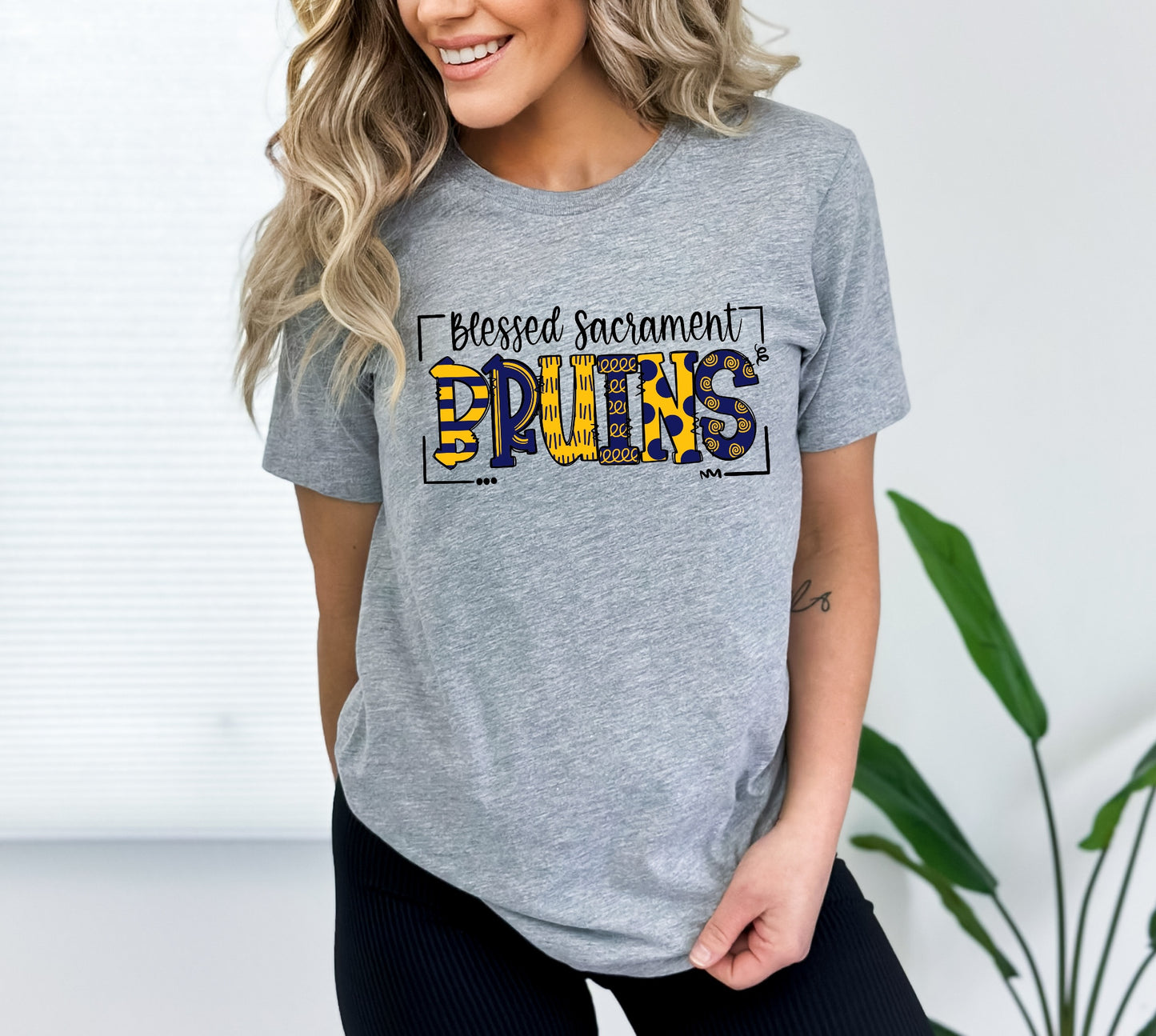 Blessed Sacrament Bruins Doodle Graphic Tee